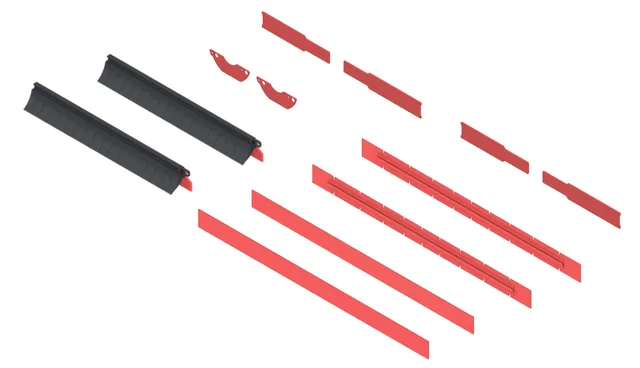 Rubber kit(RED) - part 19888-000080