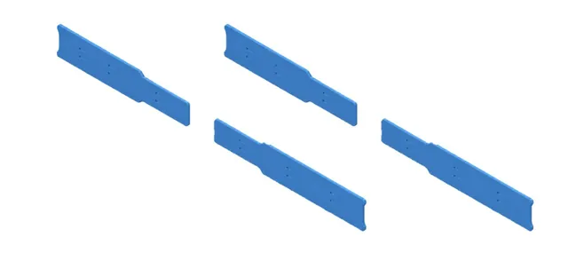 Side rubber for disc brush kit(Blue) - part 19888-000082