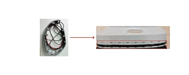 Anti-collision Strip (including rubber strips and cables) - part 19999-000676
