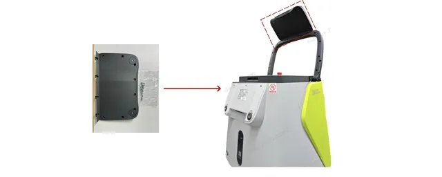 Screen Mounting Box Cover (for crack-defect situation) - part 19999-001192