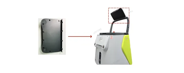 Screen Back Cover (yellow-green Version) - part 19999-001263