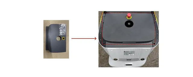 Battery Compartment Cover (yellow-green version) - part 19999-001271