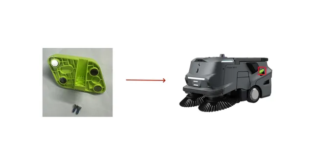 Dust Scraper Handle Assembly - part 19999-001792