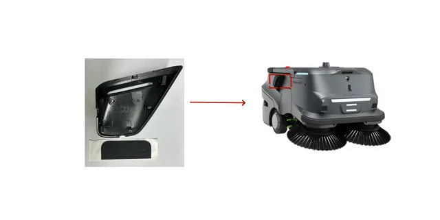 Right RGBD Cover Assembly - part 19999-001801