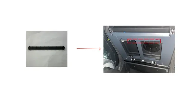 Soft Rubber for vibrating dust pull Rod - part 19999-001803