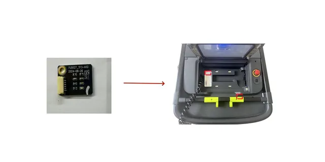 Screen-armrest In-position Detection Board (TF3) - part 19999-001808