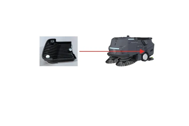 Left Blower Outlet Cover - part 19999-002198