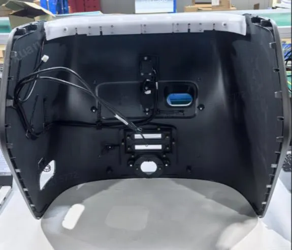 Rear Shell Assembly (black/gray version) — 20N radar - part 19999-002371