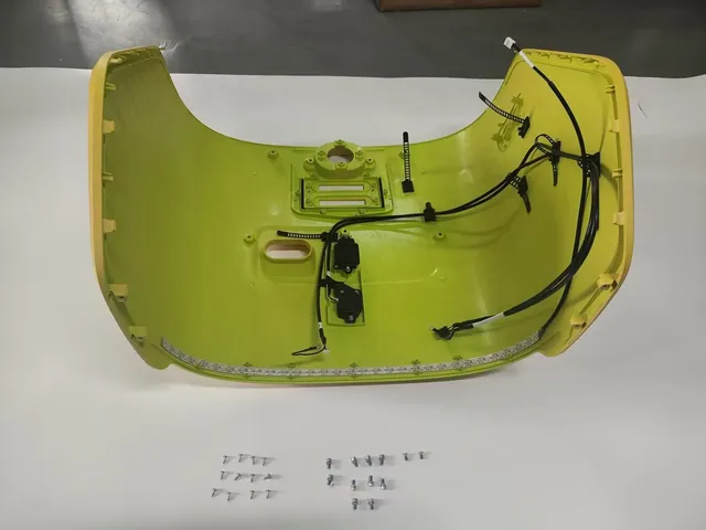 Backshell assembly (yellow model) - part 21510-000230