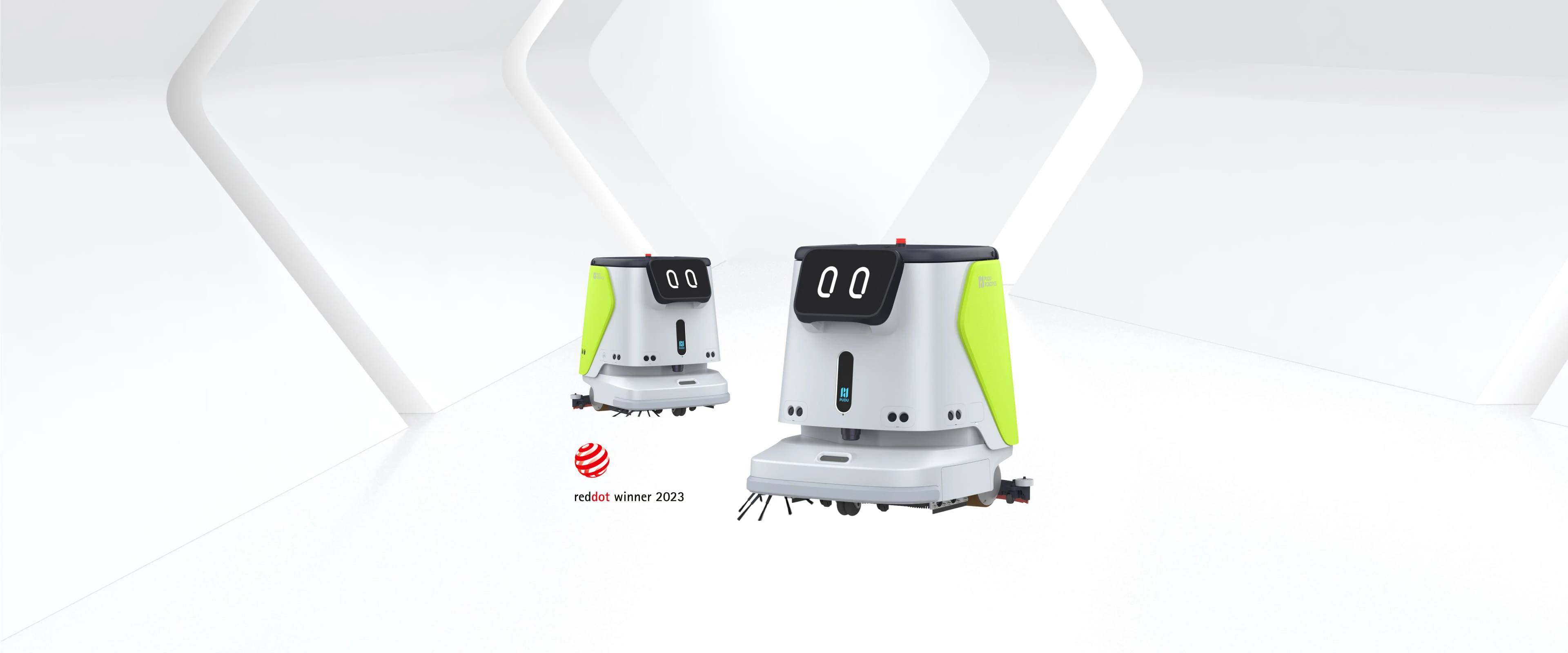 PUDU CC1 autonomous commercial floor scrubber robot