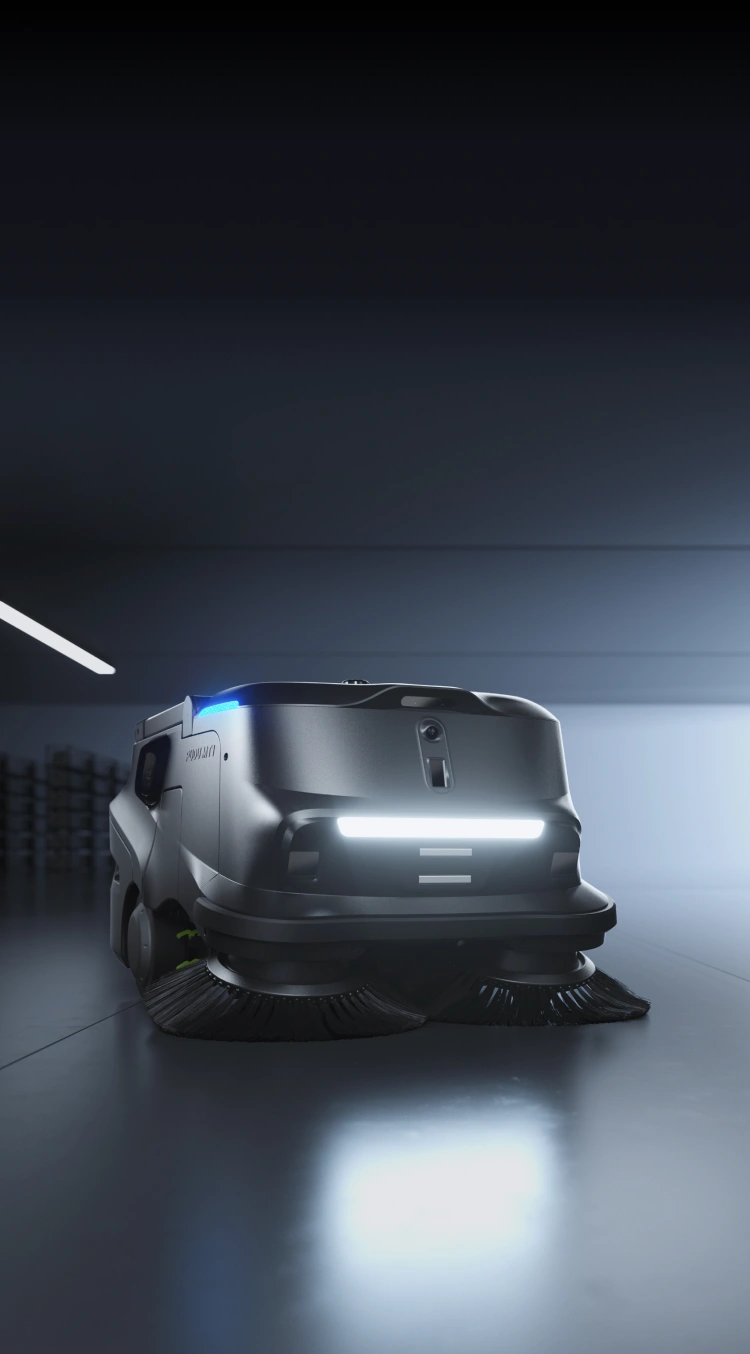 PUDU MT1 AI autonomous indoor sweeper robot